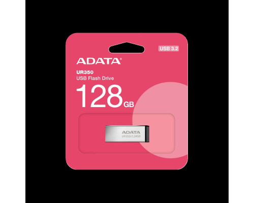 Flash A-DATA USB 3.2 UR 350 128Gb Silver/Black (UR350-128G-RSR/BK)