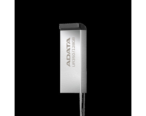 Flash A-DATA USB 3.2 UR 350 128Gb Silver/Black (UR350-128G-RSR/BK)