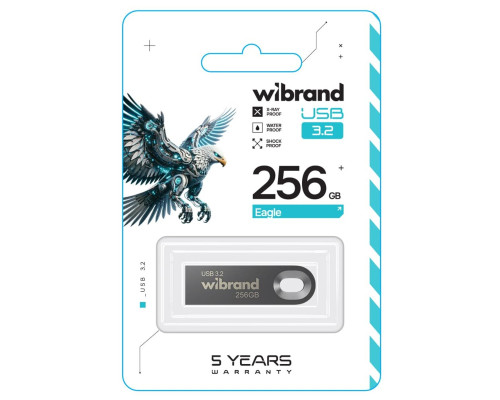 Flash Wibrand USB 3.2 Gen1 Eagle 256GB Grey (WI3.2/EA256U10G)