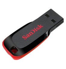 Flash SanDisk USB 2.0 Cruzer Blade 128Gb Black/Red (SDCZ50-128G-B35)