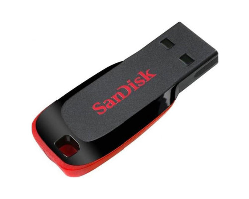 Flash SanDisk USB 2.0 Cruzer Blade 128Gb Black/Red (SDCZ50-128G-B35)