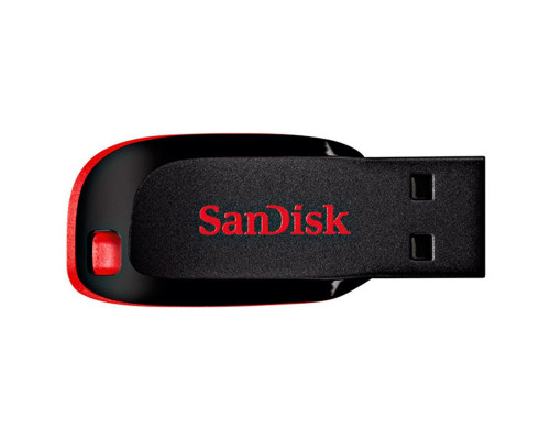 Flash SanDisk USB 2.0 Cruzer Blade 128Gb Black/Red (SDCZ50-128G-B35)