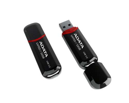 Flash A-DATA USB 3.2 UV150 32Gb Black (AUV150-32G-RBK)