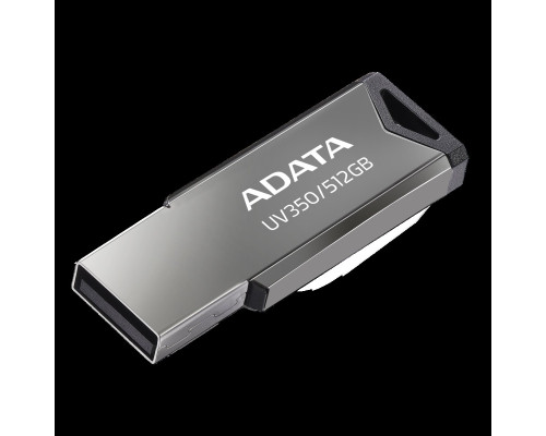 Flash A-DATA USB 3.2 UV 350 512Gb Silver (AUV350-512G-RBK)