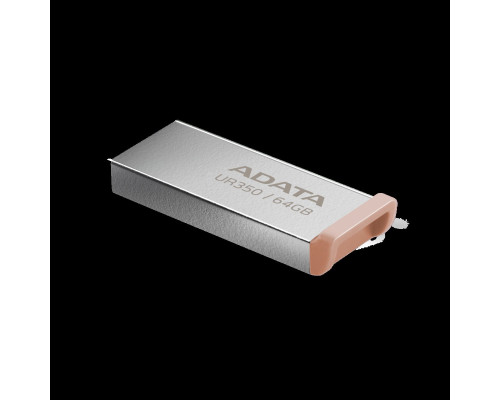 Flash A-DATA USB 3.2 UR 350 64Gb Silver/Beige (UR350-64G-RSR/BG)