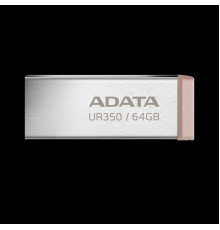 Flash A-DATA USB 3.2 UR 350 64Gb Silver/Beige (UR350-64G-RSR/BG)