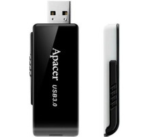 Flash Apacer USB 3.0 AH350 128Gb black (AP128GAH350B-1)