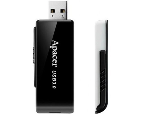 Flash Apacer USB 3.0 AH350 128Gb black (AP128GAH350B-1)