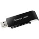 Flash Apacer USB 3.0 AH350 128Gb black (AP128GAH350B-1)