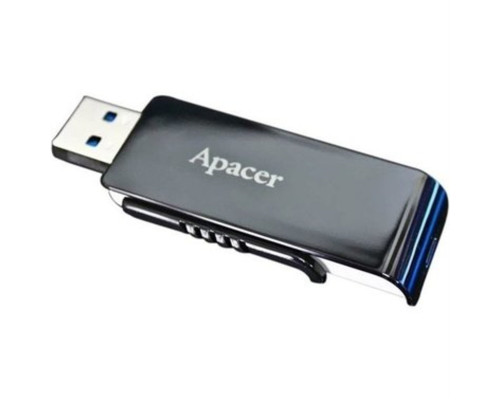 Flash Apacer USB 3.0 AH350 128Gb black (AP128GAH350B-1)