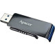 Flash Apacer USB 3.0 AH350 128Gb black (AP128GAH350B-1)