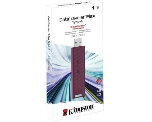 Flash Kingston USB 3.2 Gen 2 Type A DT Max 1TB Red (DTMAXA/1TB)