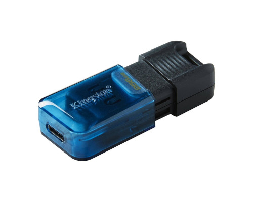 Flash Kingston USB 3.2 DT 80M 256GB Type-C Black/Blue (DT80M/256GB)