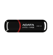 Flash A-DATA USB 3.2 AUV 150 64Gb Black (AUV150-64G-RBK)