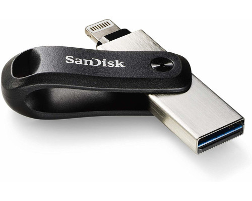 Flash SanDisk USB 3.0 iXpand Go 256Gb Lightning Apple (SDIX60N-256G-GN6NE)