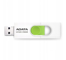 Flash A-DATA USB 3.0 AUV 320 256Gb White/Green (AUV320-256G-RWHGN)