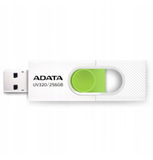 Flash A-DATA USB 3.0 AUV 320 256Gb White/Green (AUV320-256G-RWHGN)