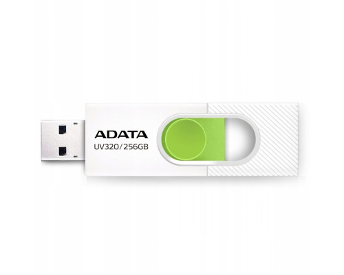 Flash A-DATA USB 3.0 AUV 320 256Gb White/Green (AUV320-256G-RWHGN)