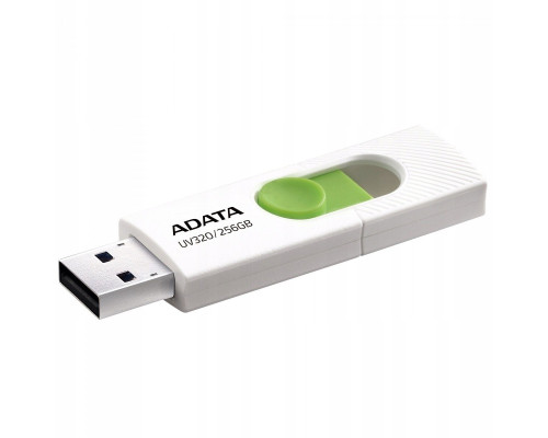 Flash A-DATA USB 3.0 AUV 320 256Gb White/Green (AUV320-256G-RWHGN)