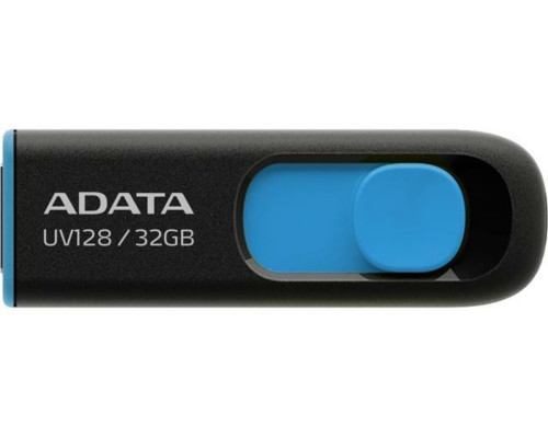 Flash A-DATA USB 3.2 UV 128 32Gb Black/Blue (AUV128-32G-RBE)