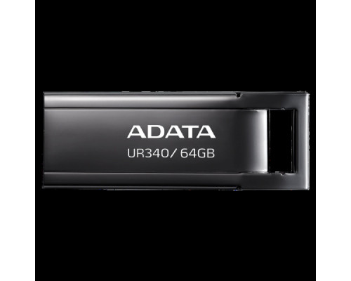 Flash A-DATA USB 3.2 UR340 64Gb Black (AROY-UR340-64GBK)