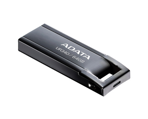 Flash A-DATA USB 3.2 UR340 64Gb Black (AROY-UR340-64GBK)