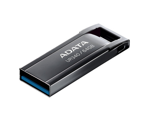 Flash A-DATA USB 3.2 UR340 64Gb Black (AROY-UR340-64GBK)