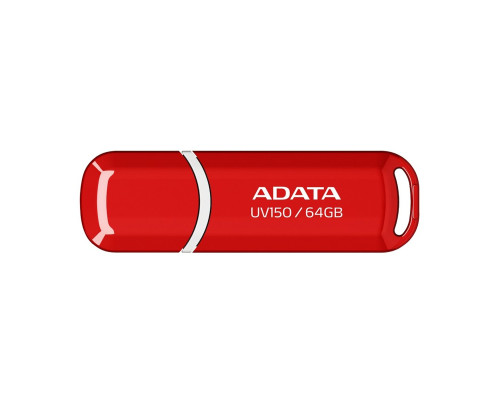 Flash A-DATA USB 3.0 AUV 150 64Gb Red (AUV150-64G-RRD)