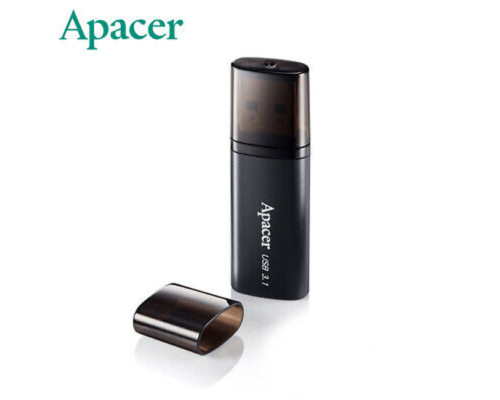 Flash Apacer USB 3.1 AH25B 128Gb Black (AP128GAH25BB-1)