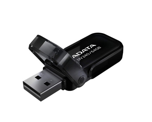 Flash A-DATA USB 2.0 AUV 240 64Gb Black (AUV240-64G-RBK)