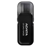 Flash A-DATA USB 2.0 AUV 240 64Gb Black (AUV240-64G-RBK)