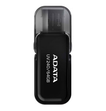 Flash A-DATA USB 2.0 AUV 240 64Gb Black (AUV240-64G-RBK)