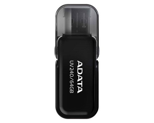 Flash A-DATA USB 2.0 AUV 240 64Gb Black (AUV240-64G-RBK)