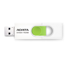 Flash A-DATA USB 3.0 AUV 320 512Gb White/Green (AUV320-512G-RWHGN)