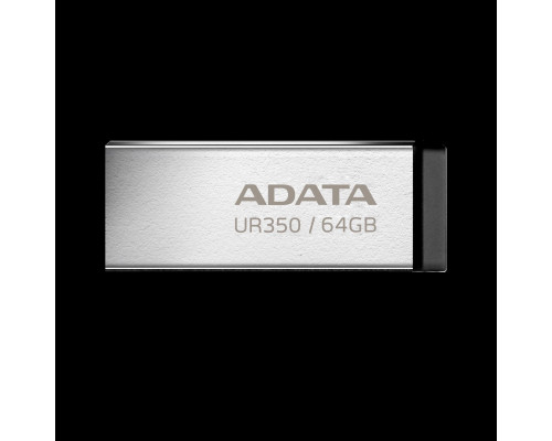 Flash A-DATA USB 3.2 UR 350 64Gb Silver/Black (UR350-64G-RSR/BK)