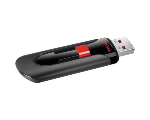 Flash SanDisk USB 2.0 Cruzer Glide 256Gb Black/Red (SDCZ60-256G-B35)