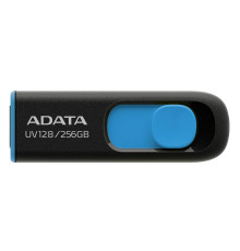 Flash A-DATA USB 3.2 UV 128 256Gb Black/Blue (AUV128-256G-RBE)