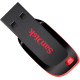 Flash SanDisk USB 2.0 Cruzer Blade 16Gb Black/Red (SDCZ50-016G-B35)