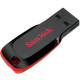 Flash SanDisk USB 2.0 Cruzer Blade 16Gb Black/Red (SDCZ50-016G-B35)