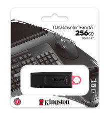 Flash Kingston USB 3.2 DT Exodia 256GB Black/Pink (DTX/256GB)