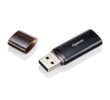 Flash Apacer USB 3.1 AH25B 64Gb Black (AP64GAH25BB-1)