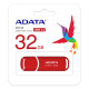 Flash A-DATA USB 3.2 UV150 32Gb Red (AUV150-32G-RRD)