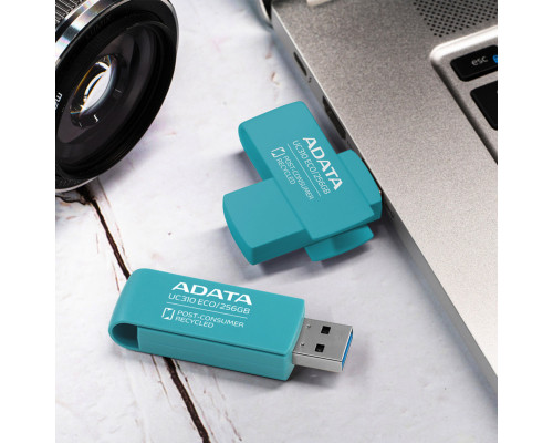 Flash A-DATA USB 3.2 UC310 Eco 256Gb Green (UC310E-256G-RGN)