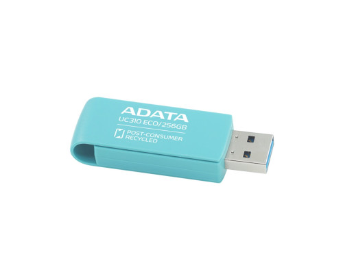 Flash A-DATA USB 3.2 UC310 Eco 256Gb Green (UC310E-256G-RGN)