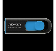 Flash A-DATA USB 3.2 UV 128 512Gb Black/Blue (AUV128-512G-RBE)