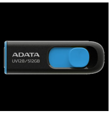 Flash A-DATA USB 3.2 UV 128 512Gb Black/Blue (AUV128-512G-RBE)