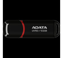 Flash A-DATA USB 3.2 UV 150 512Gb Black (AUV150-512G-RBK)