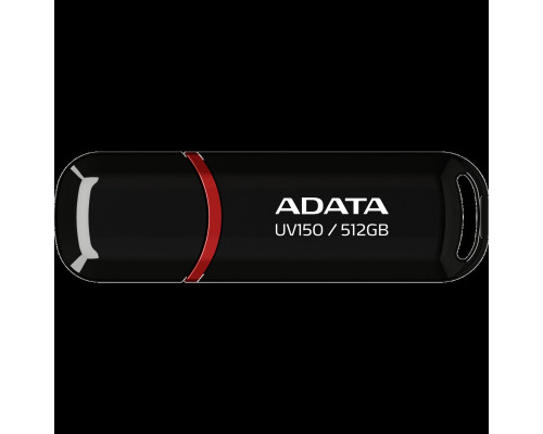 Flash A-DATA USB 3.2 UV 150 512Gb Black (AUV150-512G-RBK)