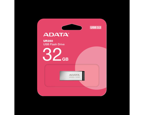 Flash A-DATA USB 3.2 UR 350 32Gb Silver/Black (UR350-32G-RSR/BK)