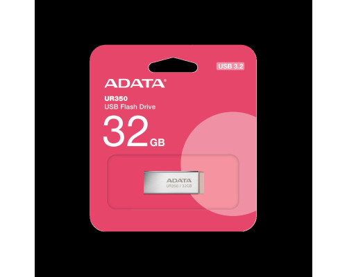 Flash A-DATA USB 3.2 UR 350 32Gb Silver/Beige (UR350-32G-RSR/BG)